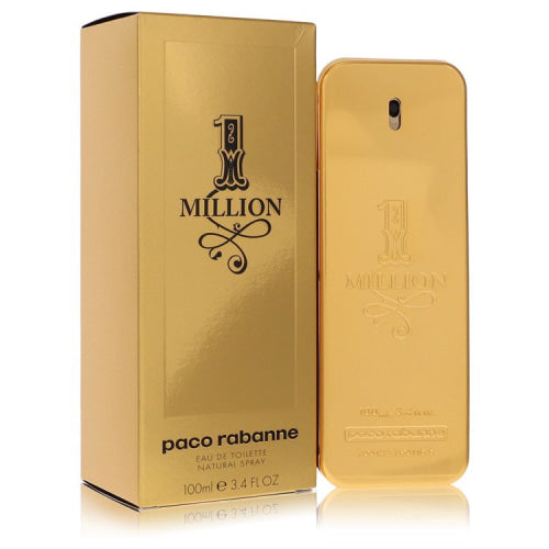 1 Million by Paco RabanneEau De Toilette Spray 3.4 oz 3.4 oz / 100 ml / Alcohol, Amber, Woody, Aldehyde, Oils Men