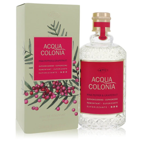 4711 Acqua Colonia Pink Pepper & Grapefruit by 4711Eau De Cologne Spray 5.7 oz 5.7 oz / 169 ml / Alcohol, Amber, Woody, Aldehyde, Oils Women
