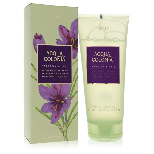 4711 Acqua Colonia Saffron & Iris by 4711Shower Gel 6.8 oz 6.8 oz / 200 ml / Alcohol, Amber, Woody, Aldehyde, Oils Women