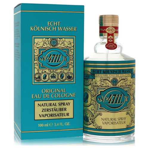 4711 by 4711Eau De Cologne Spray (Unisex) 3.4 oz 3.4 oz / 100 ml / Alcohol, Amber, Woody, Aldehyde, Oils Unisex