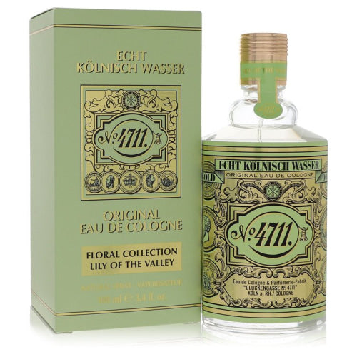 4711 Floral Collection Lily of the Valley by 4711Eau De Cologne Spray (Unisex) 3.4 oz 3.4 oz / 100 ml / Alcohol, Amber, Woody, Aldehyde,