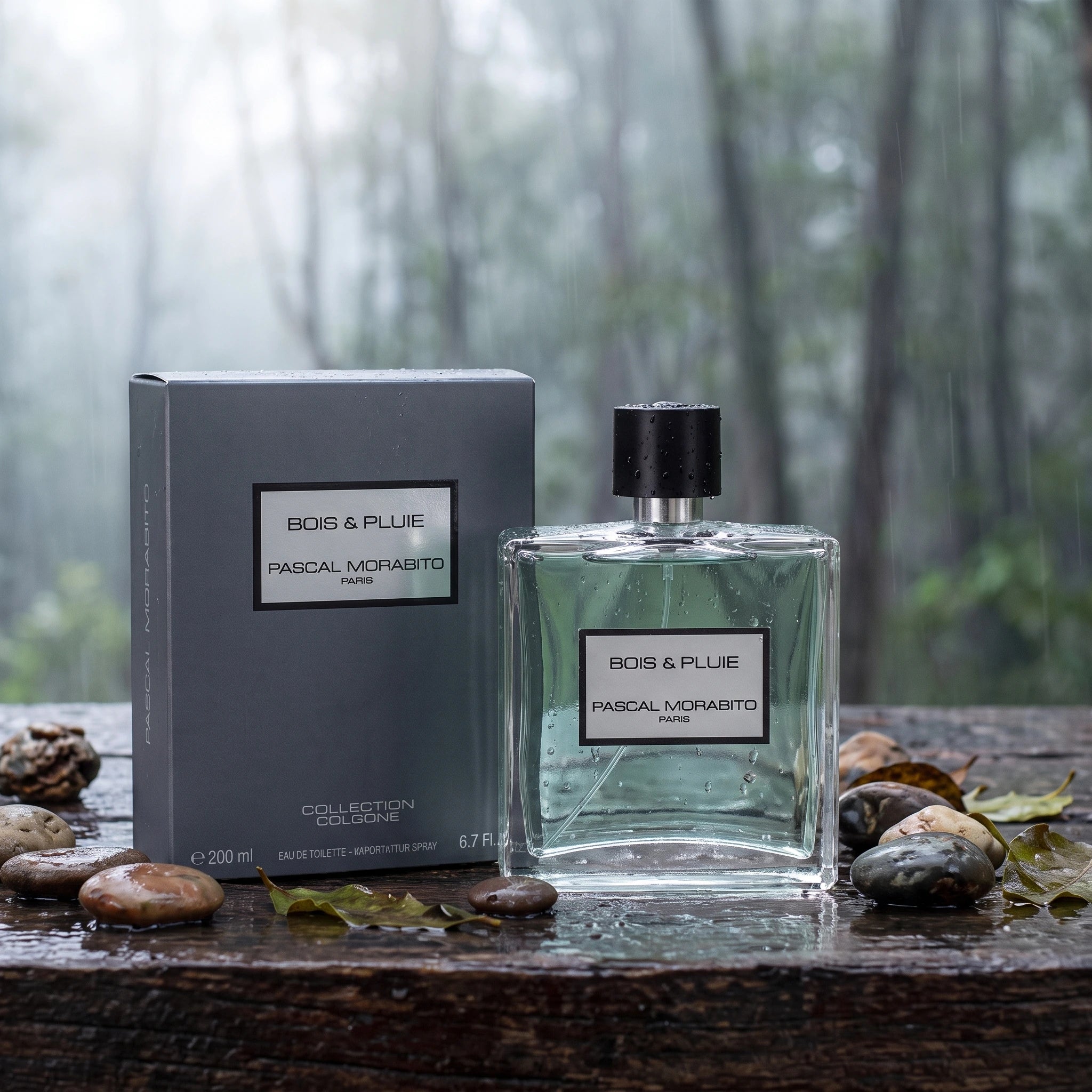 Bois & Pluie by Pascal Morabito Eau De Toilette Spray 6.7 oz for Men - Timeless Fragrance | Bois & Pluie by Pascal Morabito 6.7 oz - Elegant Men's Fragrance | Timeless Luxury