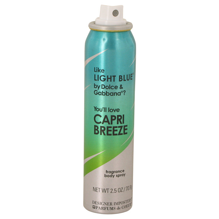 Designer Imposters Capri Breeze by Parfums De Coeur - Body Spray (Tester) 2.5 oz