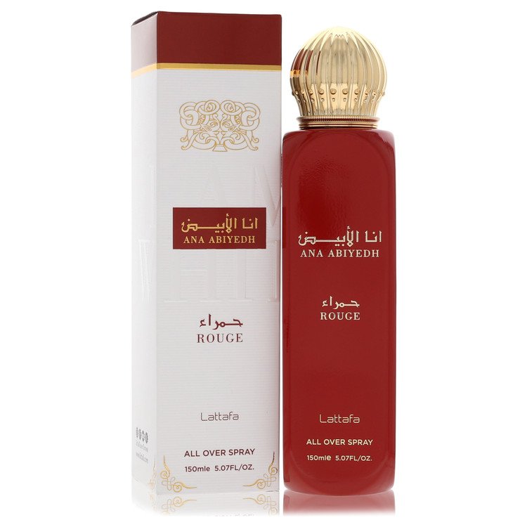 Lattafa Ana Abiyedh Rouge by Lattafa - All Over Spray (Unisex) 5.07 oz