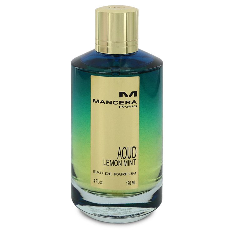 Mancera Aoud Lemon Mint by Mancera - Eau De Parfum Spray (Unisex unboxed) 4 oz