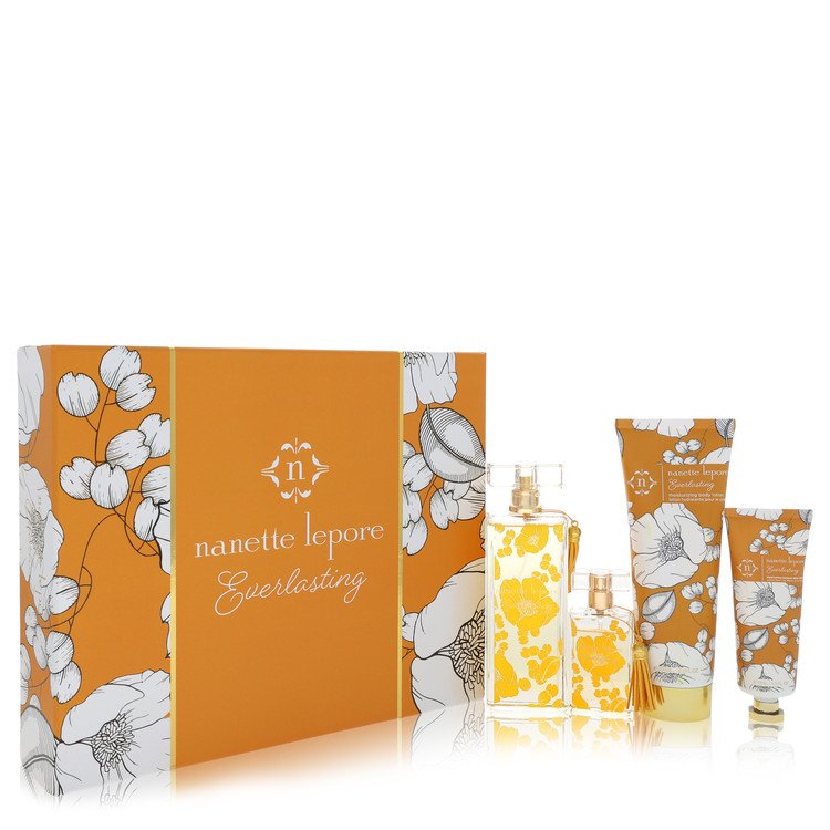 Nanette Lepore Everlasting by Nanette Lepore - Gift Set -- 3.4 oz Eau De Parfum Spray + .68 oz Eau De Parfum Spray + 6.8 oz Body Lotion + 2.5 oz Hand Lotion