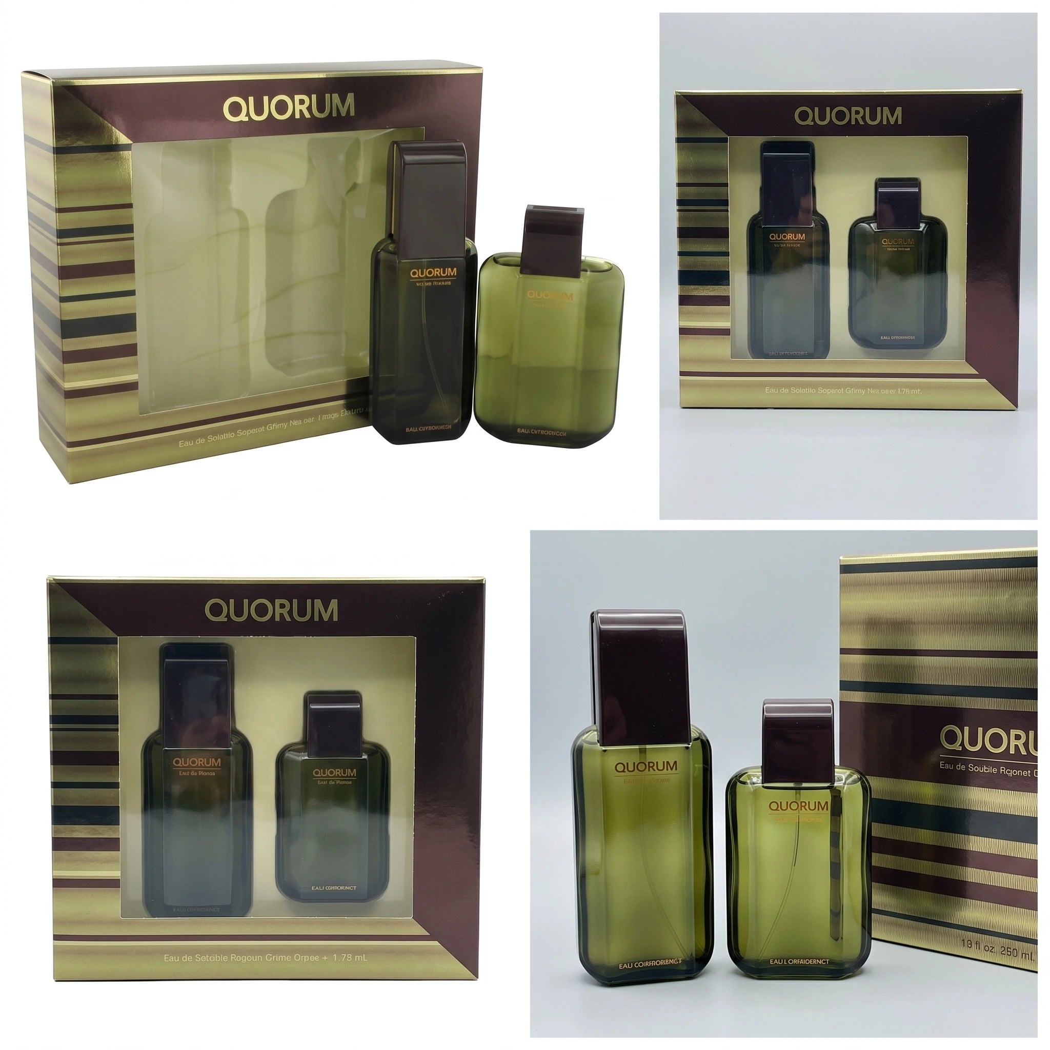 QUORUM by Antonio Puig Gift Set with Eau De Toilette and After Shave for Men | QUORUM by Antonio Puig Gift Set - Eau De Toilette & After Shave