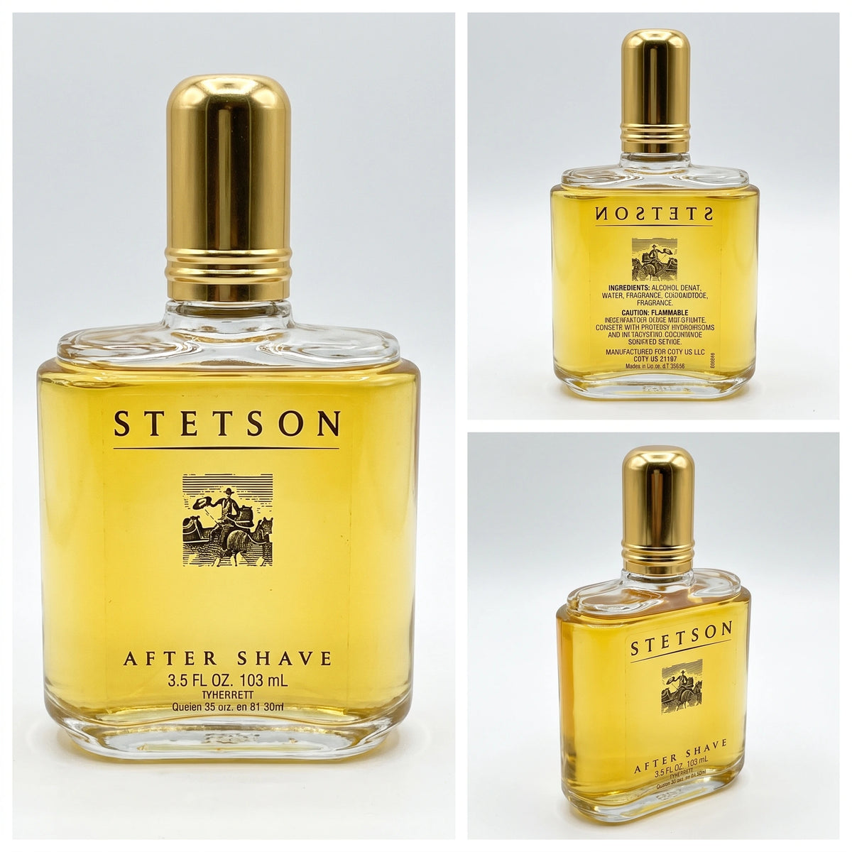 STETSON by Coty After Shave 3.5 oz - Invigorating Woody Fragrance for Men | STETSON by Coty After Shave 3.5 oz - Timeless Fragrance for Men | Coty