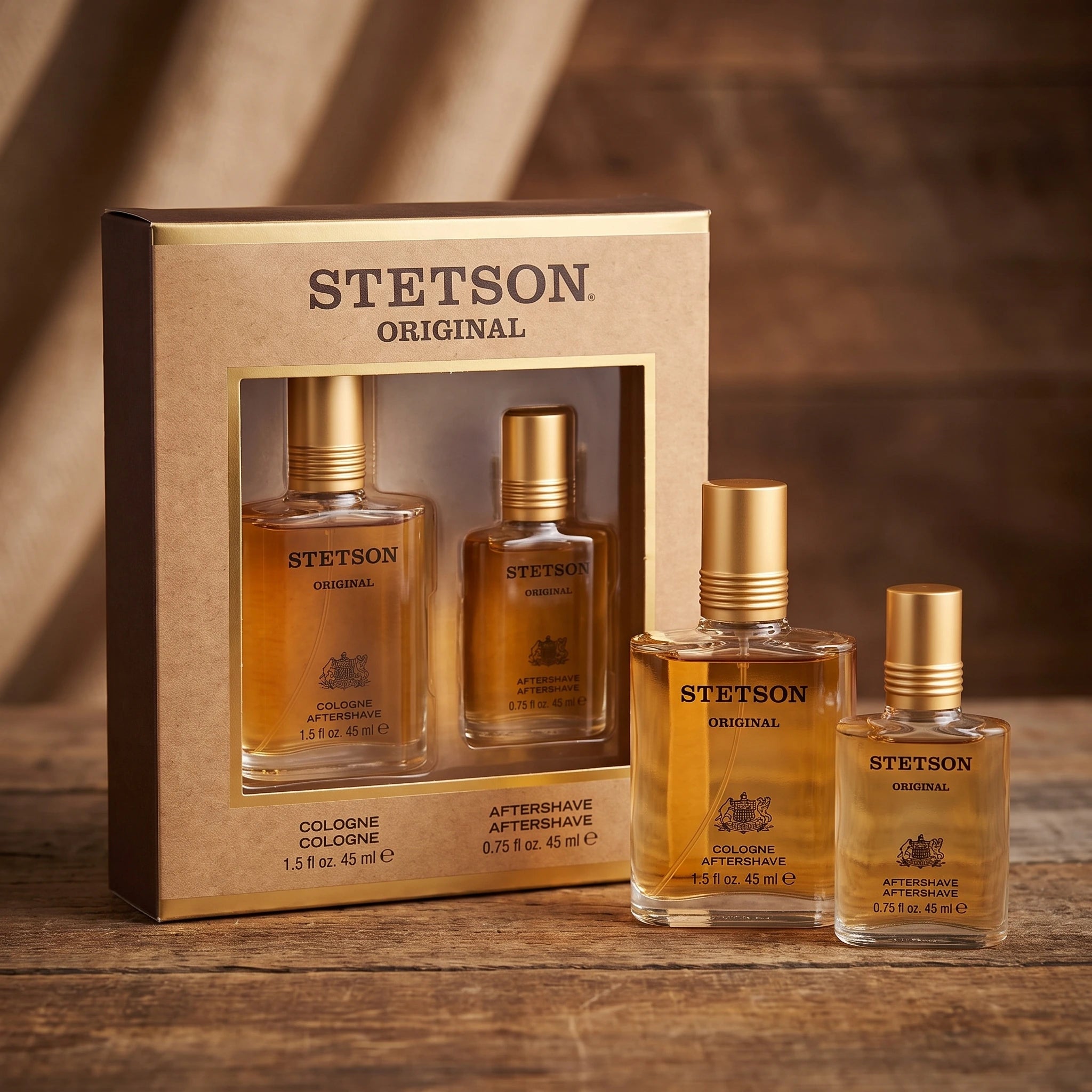 STETSON by Coty Gift Set - Cologne and After Shave for Timeless Masculine Elegance | STETSON by Coty Gift Set - Classic Cologne & After Shave