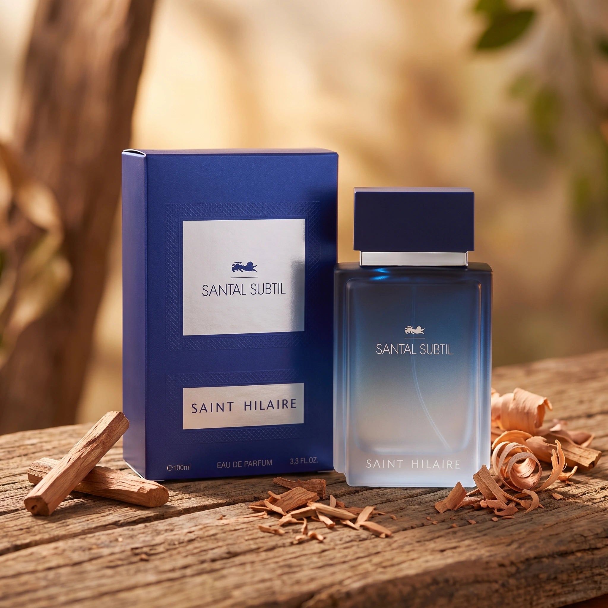 Saint Hilaire Santal Subtil Eau De Parfum Spray 3.4 oz for Men - Sophisticated Fragrance Experience | Saint Hilaire Santal Subtil Eau De Parfum Spray 3.4 oz for Men - Elegant Scent