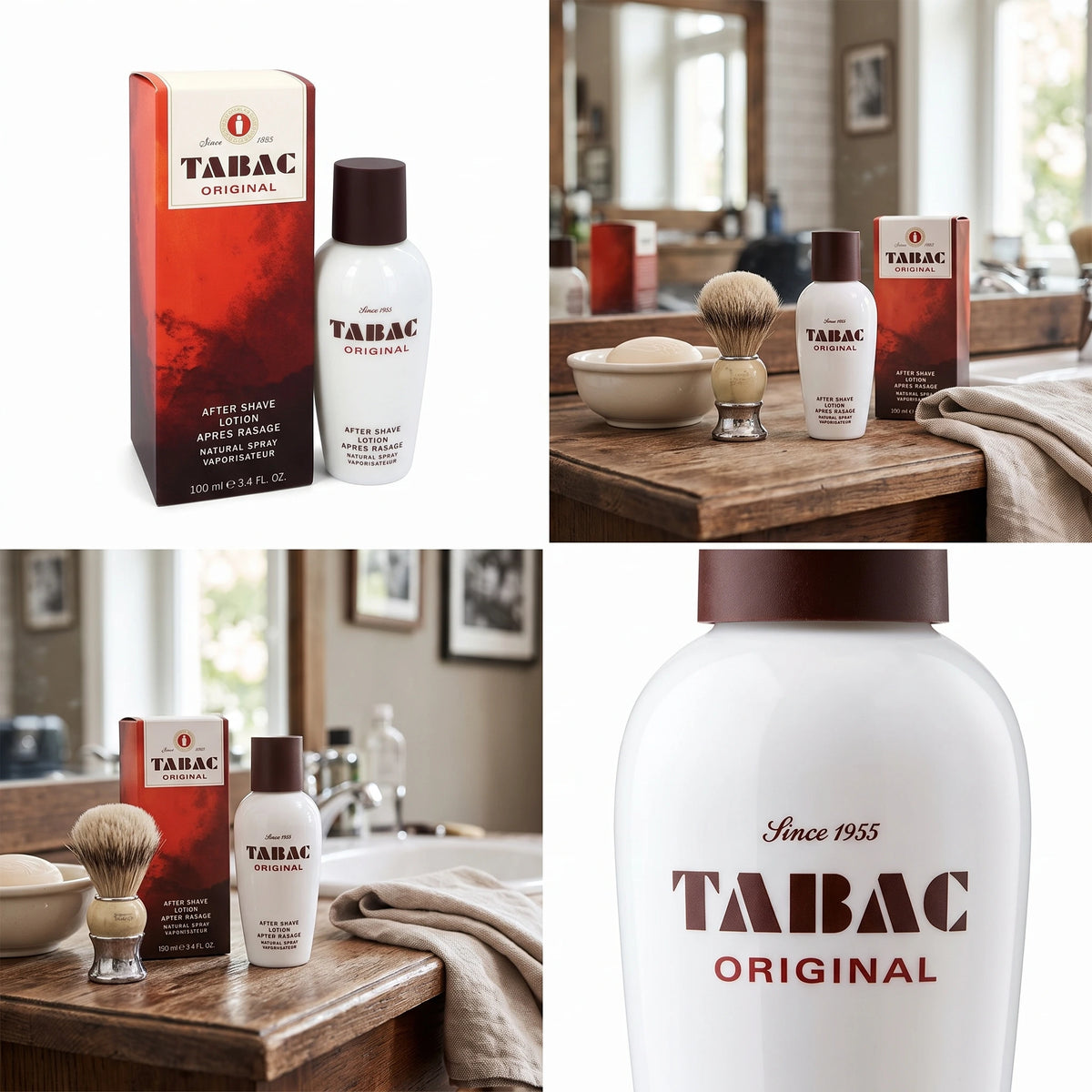 TABAC by Maurer & Wirtz After Shave Spray 3.4 oz for Refreshing Comfort | TABAC by Maurer & Wirtz After Shave Spray - Elegant Fragrance for Men | TABAC