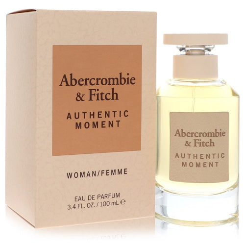 Abercrombie & Fitch Authentic Moment by Abercrombie & FitchEau De Parfum Spray 3.4 oz 3.4 oz / 100 ml / Alcohol, Amber, Woody, Aldehyde,