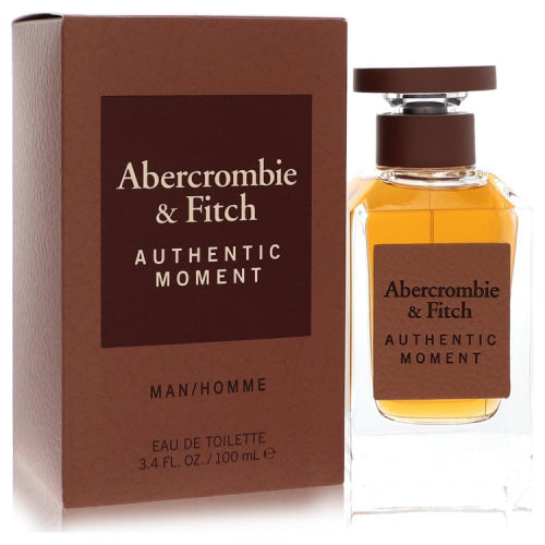 Abercrombie & Fitch Authentic Moment by Abercrombie & FitchEau De Toilette Spray 3.4 oz 3.4 oz / 100 ml / Alcohol, Amber, Woody, Aldehyde,