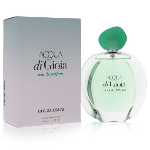 Acqua Di Gioia by Giorgio ArmaniEau De Parfum Spray 3.4 oz 3.4 oz / 100 ml / Alcohol, Amber, Woody, Aldehyde, Oils Women