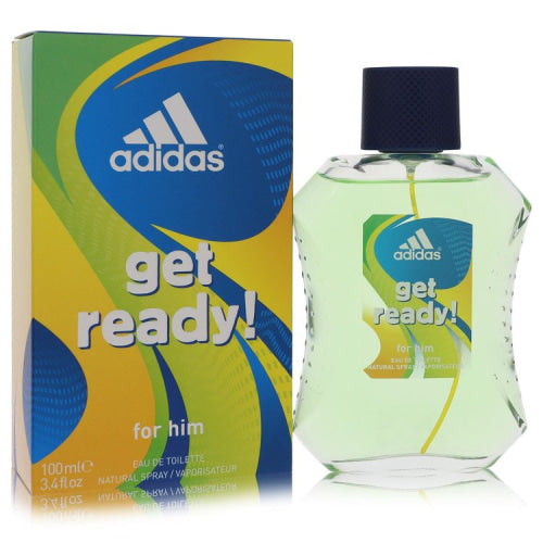 Adidas Get Ready by AdidasEau De Toilette Spray 3.4 oz 3.4 oz / 100 ml / Alcohol, Amber, Woody, Aldehyde, Oils Men