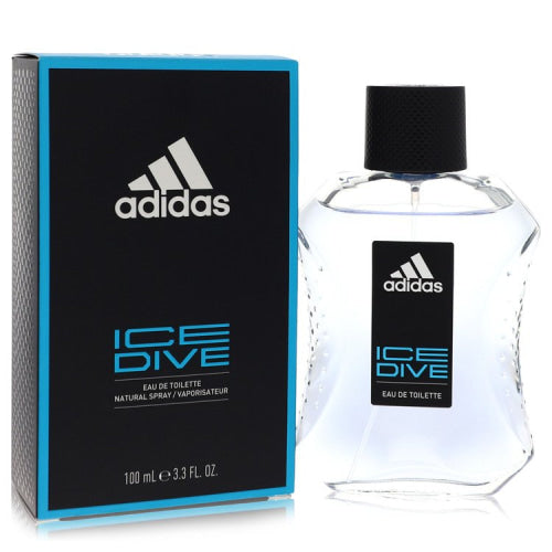 Adidas Ice Dive by AdidasEau De Toilette Spray 3.4 oz 3.4 oz / 100 ml / Alcohol, Amber, Woody, Aldehyde, Oils Men