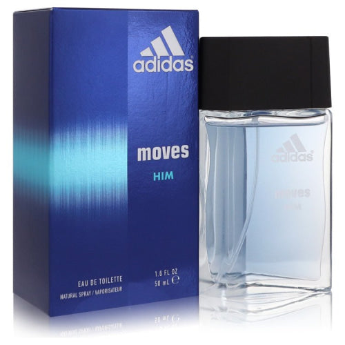 Adidas Moves by AdidasEau De Toilette Spray 1.7 oz 1.7 oz / 50 ml / Alcohol, Amber, Woody, Aldehyde, Oils Men