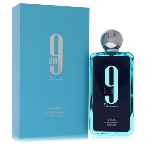 Afnan 9Am Dive by AfnanEau De Parfum Spray (Unisex) 3.4 oz 3.4 oz / 100 ml / Alcohol, Amber, Woody, Aldehyde, Oils Unisex