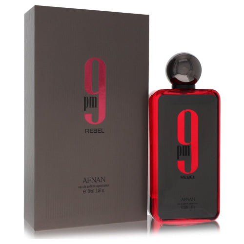 Afnan 9pm Rebel by AfnanEau De Parfum Spray (Unisex) 3.4 oz 3.4 oz / 100 ml / Alcohol, Amber, Woody, Aldehyde, Oils Unisex