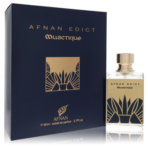 Afnan Edict Musctique by AfanExtrait De Parfum Spray (Unisex) 2.7 oz 2.7 oz / 80 ml / Alcohol, Amber, Woody, Aldehyde, Oils Unisex