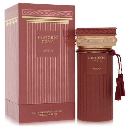 Afnan Historic Doria by AfnanEau De Parfum Spray (Unisex) 3.4 oz 3.4 oz / 100 ml / Alcohol, Amber, Woody, Aldehyde, Oils Unisex