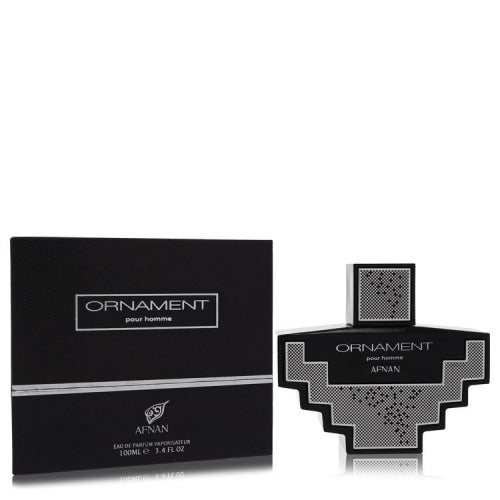Afnan Ornament by AfnanEau De Parfum Spray 3.4 oz 3.4 oz / 100 ml / Alcohol, Amber, Woody, Aldehyde, Oils Men