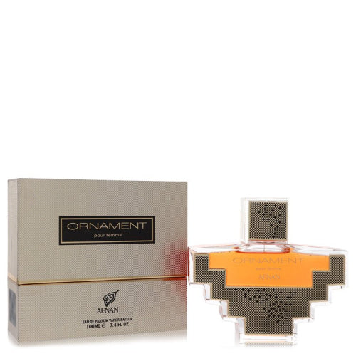 Afnan Ornament by AfnanEau De Parfum Spray 3.4 oz 3.4 oz / 100 ml / Alcohol, Amber, Woody, Aldehyde, Oils Women