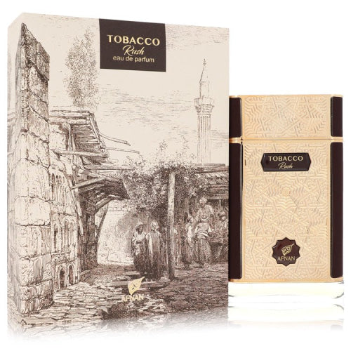 Afnan Tobacco Rush by AfnanEau De Parfum Spray (Unisex) 2.7 oz 2.7 oz / 80 ml / Alcohol, Amber, Woody, Aldehyde, Oils Unisex