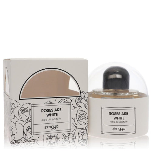 Afnan Zimaya Roses Are White by AfnanEau De Parfum Spray (Unisex) 3.4 oz 3.4 oz / 100 ml / Alcohol, Amber, Woody, Aldehyde, Oils Unisex