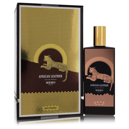 African Leather by MemoEau De Parfum Spray (Unisex) 2.5 oz 2.5 oz / 75 ml / Alcohol, Amber, Woody, Aldehyde, Oils Unisex