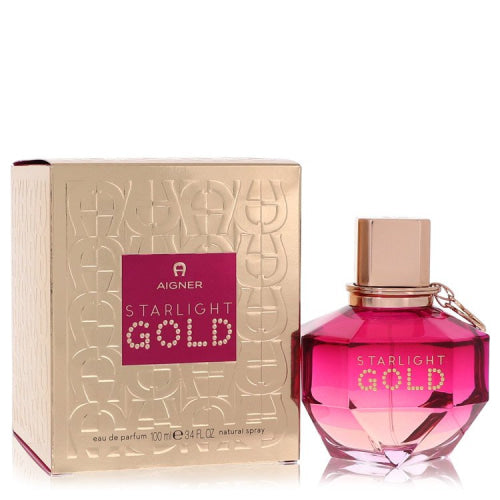 Aigner Starlight Gold by Etienne AignerEau De Parfum Spray 3.4 oz 3.4 oz / 100 ml / Alcohol, Amber, Woody, Aldehyde, Oils Women