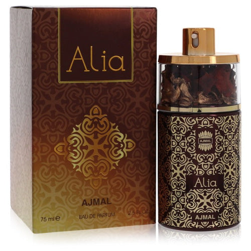 Ajmal Alia by AjmalEau De Parfum Spray 2.5 oz 2.5 oz / 75 ml / Alcohol, Amber, Woody, Aldehyde, Oils Women