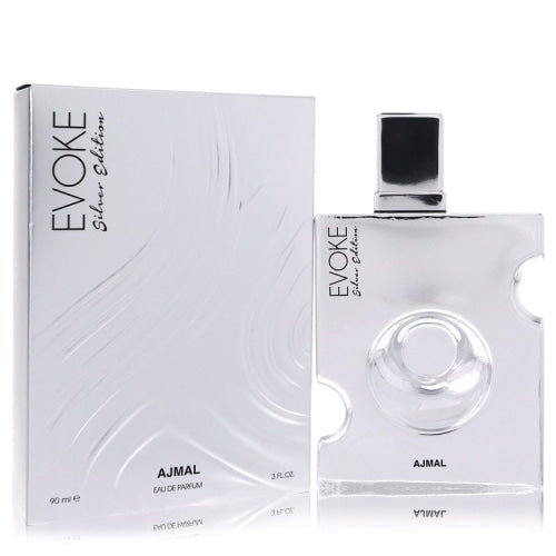Ajmal Evoke Silver Edition by AjmalEau De Parfum Spray 3 oz 3 oz / 90 ml / Alcohol, Amber, Woody, Aldehyde, Oils Men