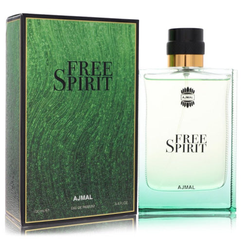 Ajmal Free Spirit by AjmalEau De Parfum Spray 3.4 oz 3.4 oz / 100 ml / Alcohol, Amber, Woody, Aldehyde, Oils Men
