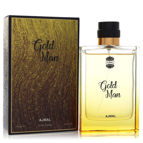 Ajmal Gold by AjmalEau De Parfum Spray 3.4 oz 3.4 oz / 100 ml / Alcohol, Amber, Woody, Aldehyde, Oils Men