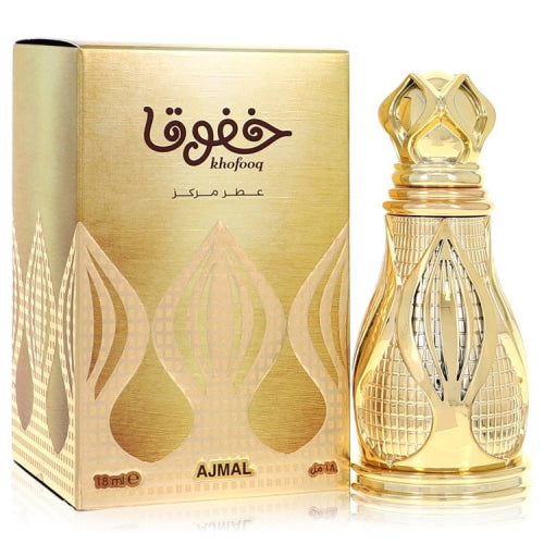 Ajmal Khofooq by AjmalConcentrated Perfume (Unisex).6 oz.6 oz / 18 ml / Alcohol, Amber, Woody, Aldehyde, Oils Unisex