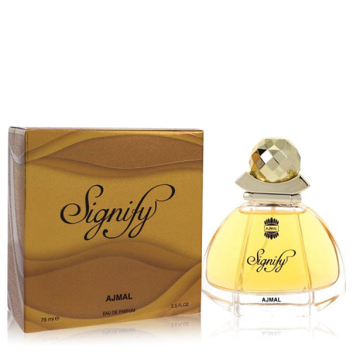 Ajmal Signify by AjmalEau De Parfum Spray 2.5 oz 2.5 oz / 75 ml / Alcohol, Amber, Woody, Aldehyde, Oils Women