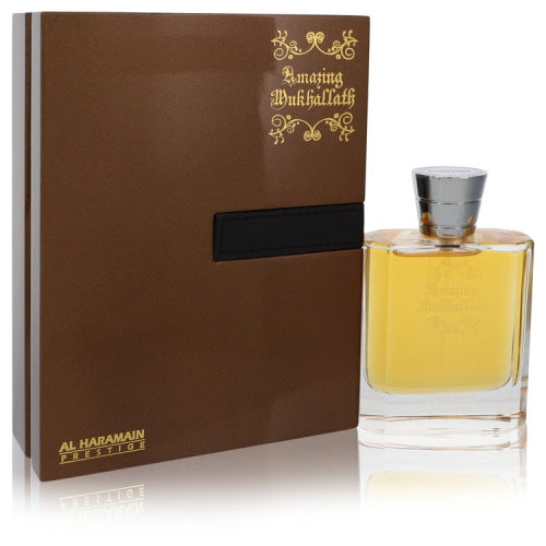 Al Haramain Amazing Mukhallath by Al HaramainEau De Parfum Spray (Unisex) 3.4 oz 3.4 oz / 100 ml / Alcohol, Amber, Woody, Aldehyde, Oils