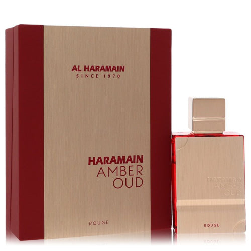 Al Haramain Amber Oud Rouge by Al HaramainEau De Parfum Spray 2 oz 2 oz / 60 ml / Alcohol, Amber, Woody, Aldehyde, Oils Men