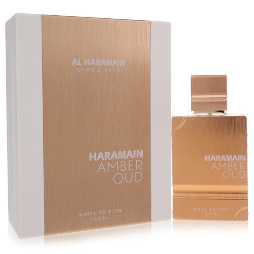 Al Haramain Amber Oud White Edition by Al HaramainEau De Parfum Spray (Unisex) 3.4 oz 3.4 oz / 100 ml / Alcohol, Amber, Woody, Aldehyde,