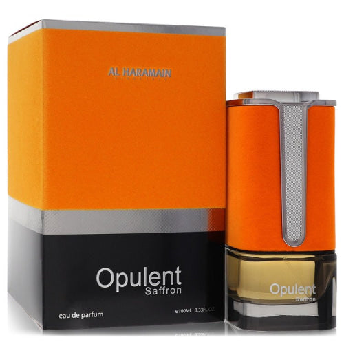 Al Haramain Opulent Saffron by Al HaramainEau De Parfum Spray (Unisex) 3.3 oz 3.3 oz / 100 ml / Alcohol, Amber, Woody, Aldehyde, Oils Unisex