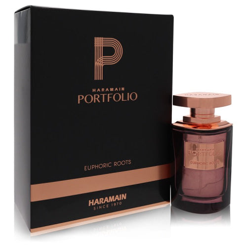 Al Haramain Portfolio Euphoric Roots by Al HaramainEau De Parfum Spray (Unisex) 2.5 oz 2.5 oz / 75 ml / Alcohol, Amber, Woody, Aldehyde,