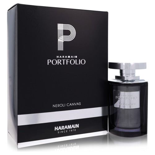 Al Haramain Portfolio Neroli Canvas by Al HaramainEau De Parfum Spray 2.5 oz 2.5 oz / 75 ml / Alcohol, Amber, Woody, Aldehyde, Oils Men