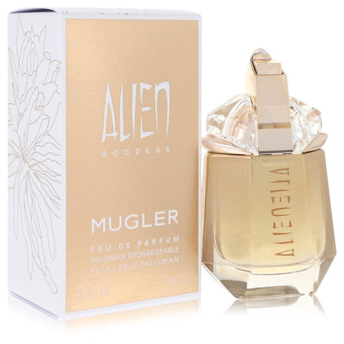 Alien Goddess by Thierry MuglerEau De Parfum Spray Refillable 1 oz 1 oz / 30 ml / Alcohol, Amber, Woody, Aldehyde, Oils Women