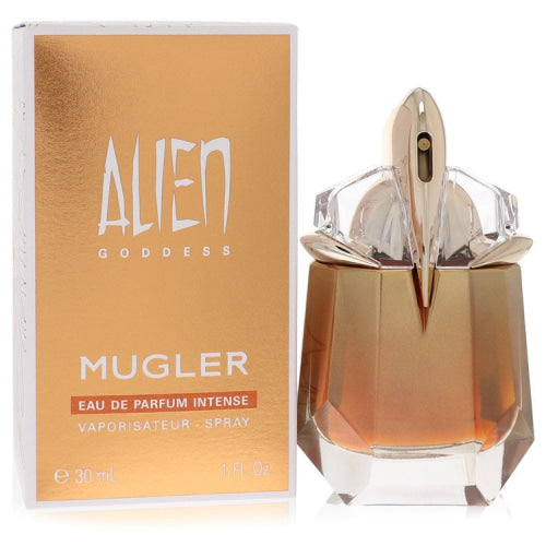 Alien Goddess Intense by Thierry MuglerEau De Parfum Spray 1 oz 1 oz / 30 ml / Alcohol, Amber, Woody, Aldehyde, Oils Women