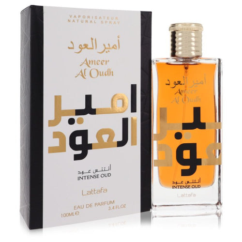 Ameer Al Oudh Intense Oud by LattafaEau De Parfum Spray (Unisex) 3.4 oz 3.4 oz / 100 ml / Alcohol, Amber, Woody, Aldehyde, Oils Unisex