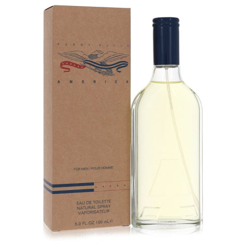 America by Perry EllisEau De Toilette Spray 5 oz 5 oz / 150 ml / Alcohol, Amber, Woody, Aldehyde, Oils Men