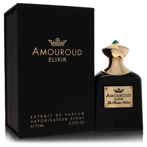 Amouroud Elixir La Rose Noire by AmouroudExtrait De Parfum Spray 2.5 oz 2.5 oz / 75 ml / Alcohol, Amber, Woody, Aldehyde, Oils Women