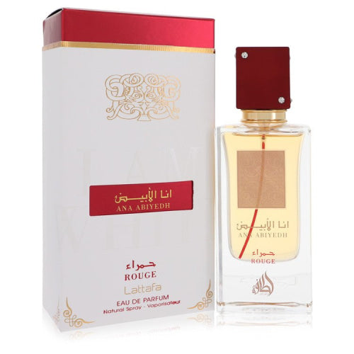 Ana Abiyedh I Am White Rouge by LattafaEau De Parfum Spray (Unisex) 2 oz 2 oz / 60 ml / Alcohol, Amber, Woody, Aldehyde, Oils Unisex