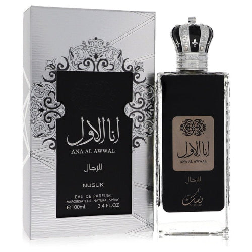 Ana Al Awwal by NusukEau De Parfum Spray 3.4 oz 3.4 oz / 100 ml / Alcohol, Amber, Woody, Aldehyde, Oils Men